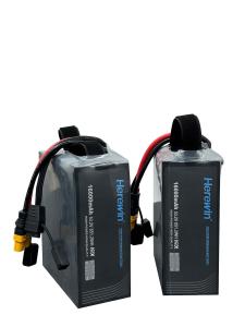 Quality 14S1P 16Ah 53.2V Soft Pack Drone Battery 25C Discharge Rate 16000mAh wholesale