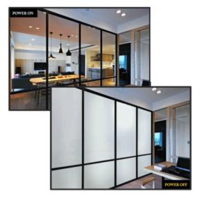 Quality Privacy Protection White PDLC Frosted Switchable Film Glass For Meeting Room wholesale
