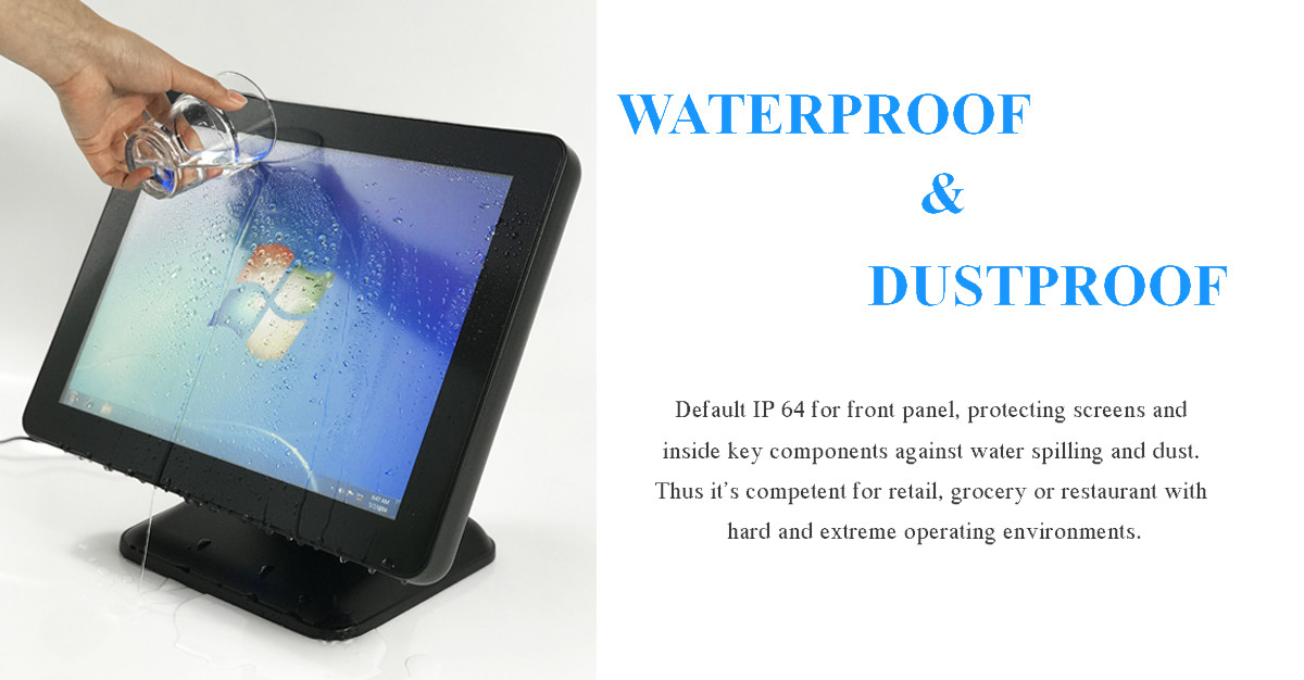 120GB SSD Ethernet 15" All In One Touch POS