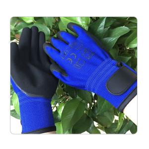 Quality Blue U3 Knitted Liner Black Nitrile Gloves wholesale