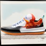 Mesh Breathable Custom Basketball Shoes Cloth TPU Upper Material