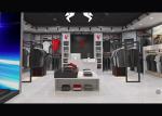 Casual Wear Shop Clothing Display Case , Brand Unique Design Clothes Hanger