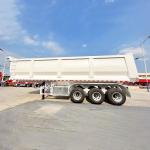 24m3 3-Axis Dump Semi-Trailer U-Shaped Bucket Standard (Size 9400mm×2400mm