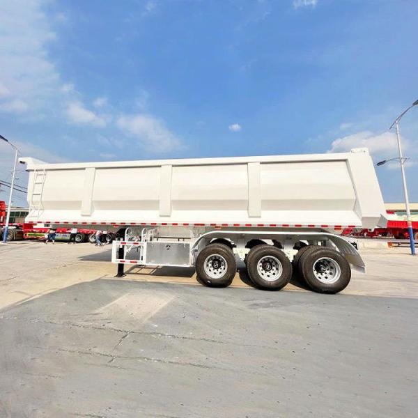 24m3 3-Axis Dump Semi-Trailer U-Shaped Bucket Standard (Size 9400mm×2400mm