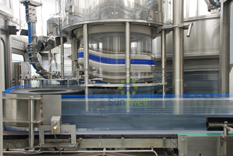 3-in-1 bottle ф50 ~ ф100mm mineral or pure drinking water filling capping machines