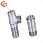 OEM Lead Free Brass Pipe Valve , CNC Chrome Plated Ball Valve