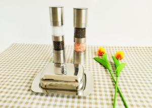 Quality Dual Salt And Pepper Grinder Stainless Steel Pepper Mills wholesale