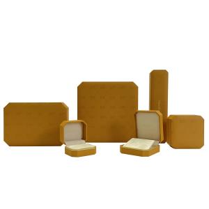 Quality Octagon Shape Customized Jewelry Packaging Box With Gold Line wholesale