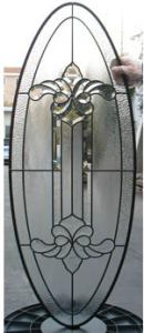 Quality Oval patina caming decorative glass wholesale