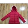 Buy cheap Red Quilted Jacket Womens Puffer Longline Coat Ladies Short Padded Jacket With from wholesalers
