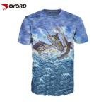 Popular Custom Fishing Jerseys High Performance OEM Design Flatlock Stitching