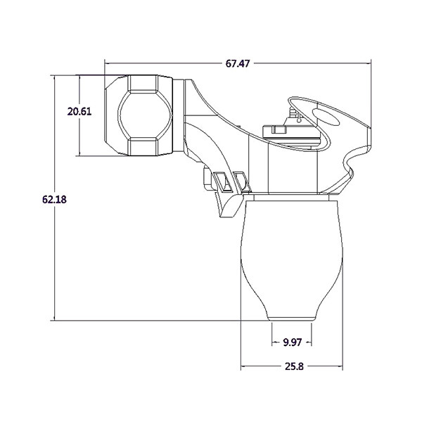 Blue Color Wireless Rotary Pen Tattoo Machine With 12V 11000 R/M Speed