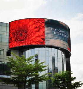 Quality Waterproof P6 Outdoor Full Color LED Display Flexible Curved 4500 Nits wholesale
