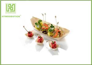 Quality Eco Friendly Wooden Sushi Box , Large Disposable Sushi Containers OEM wholesale