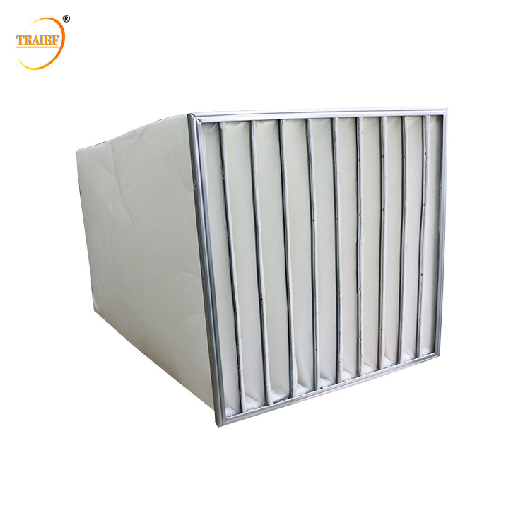 Customized 10 Pocket Medium Bag Filter For HVAC, AHU, Cleanroom G4