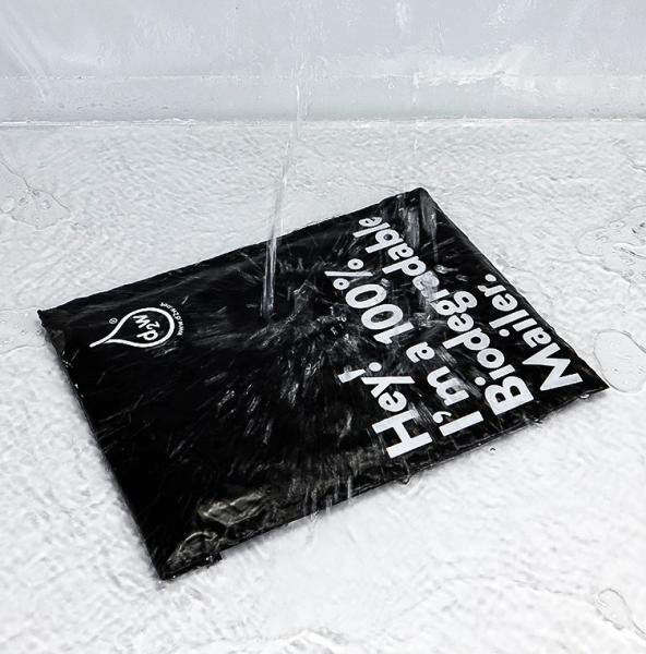 Custom PLA Printed Tote Recyclable Mailing Bags Waterproof Biodegradable