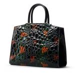 European and American fashion leather handbags crocodile handbags