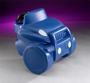 Quality Automotive Plastic Rotational Moulding OEM For Toy Motor Car Assembled Dark Blue Parts wholesale