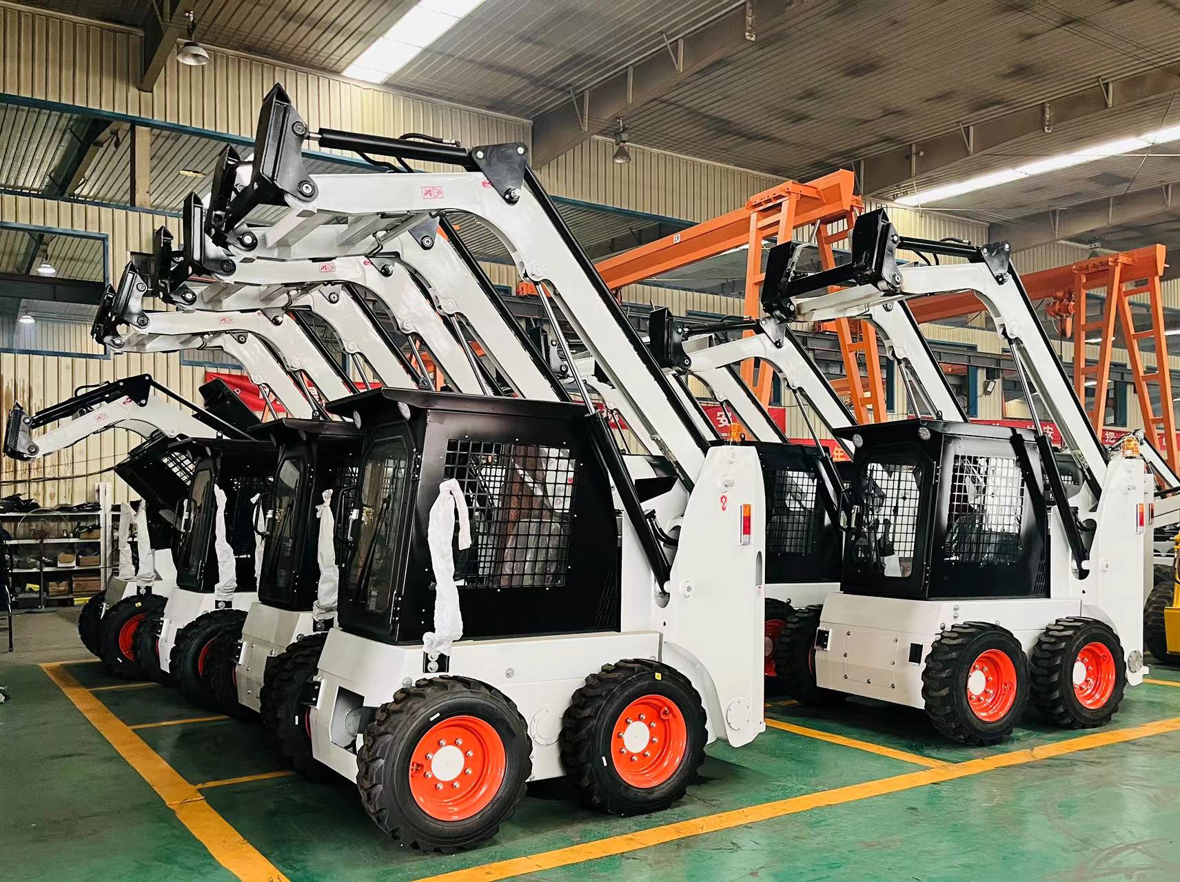 30 HP Mini Skid Steer Loader JC45 Power And Efficiency Heavy Duty Wheel Loader