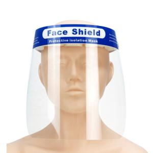 Quality Curved Anti Fog Face Shield , Elastic Band Disposable Cpr Face Shields wholesale