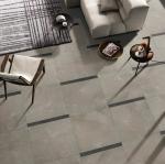 24x24 Porcelain Tile That Looks Like Slate Black Deep Stone Wrom Grey Color