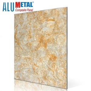 Quality Nacreous Crossbond Marble Aluminum Composite Panel 0.05mm 5800mm Anti Static wholesale