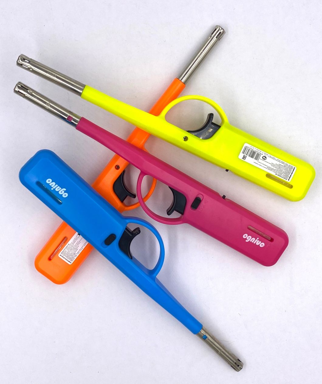 Colorful Refillable BBQ Lighter Flame Adjustable Kitchen Stove Fireplace Lighter