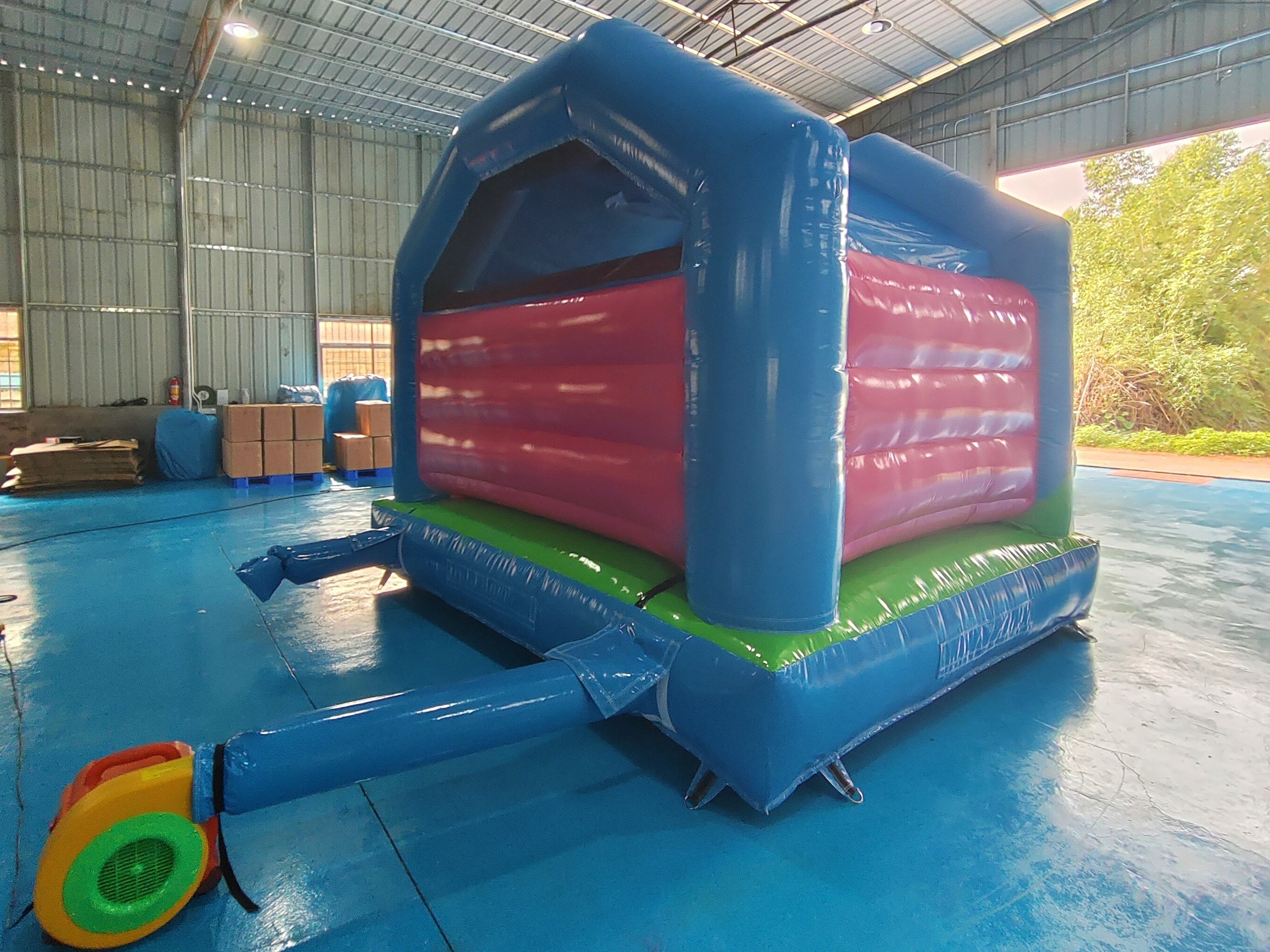 Commercial Outdoor Bouncer Infant Games Peppa Pig Cartoon Inflatable Bounce House With Slide Inflatable Combo For Kids
