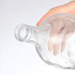 Rubber Stopper Sealing Type 750ml 500ml Glass Liquor Spirits Bottles for Vodka