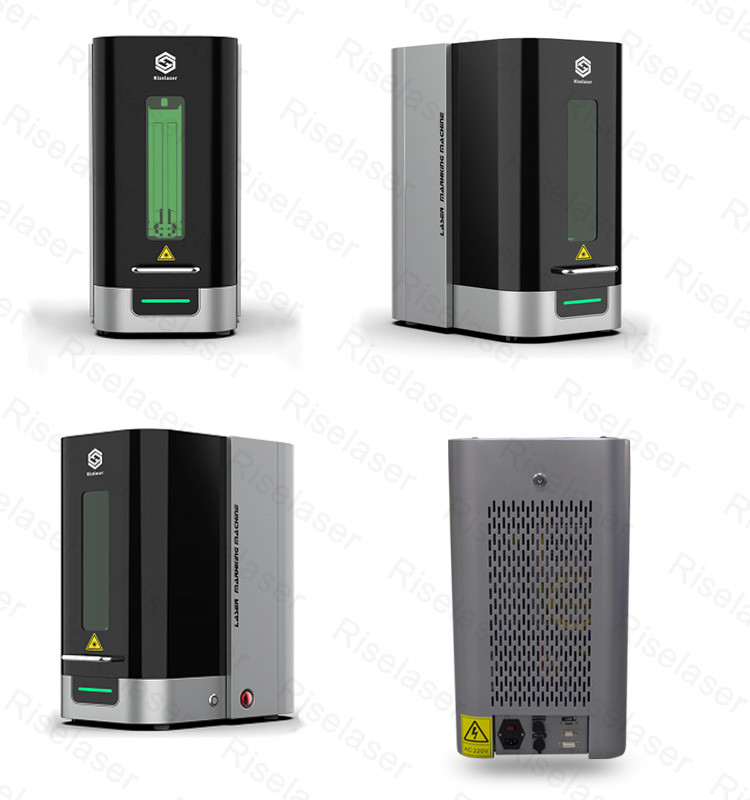 Jewelry Ring Laser Engraving Machine 20W Air Cooling With Rotary