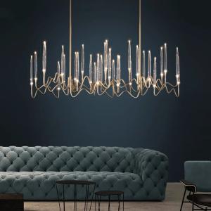 Quality Luxury Crystal Chandelier Living Room Dining Bedroom Gold Silver Chandelier (WH-MI-414) wholesale