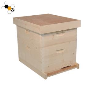 Quality Bee Farm Langstroth Two Layers Wooden Beehives 20mm wholesale
