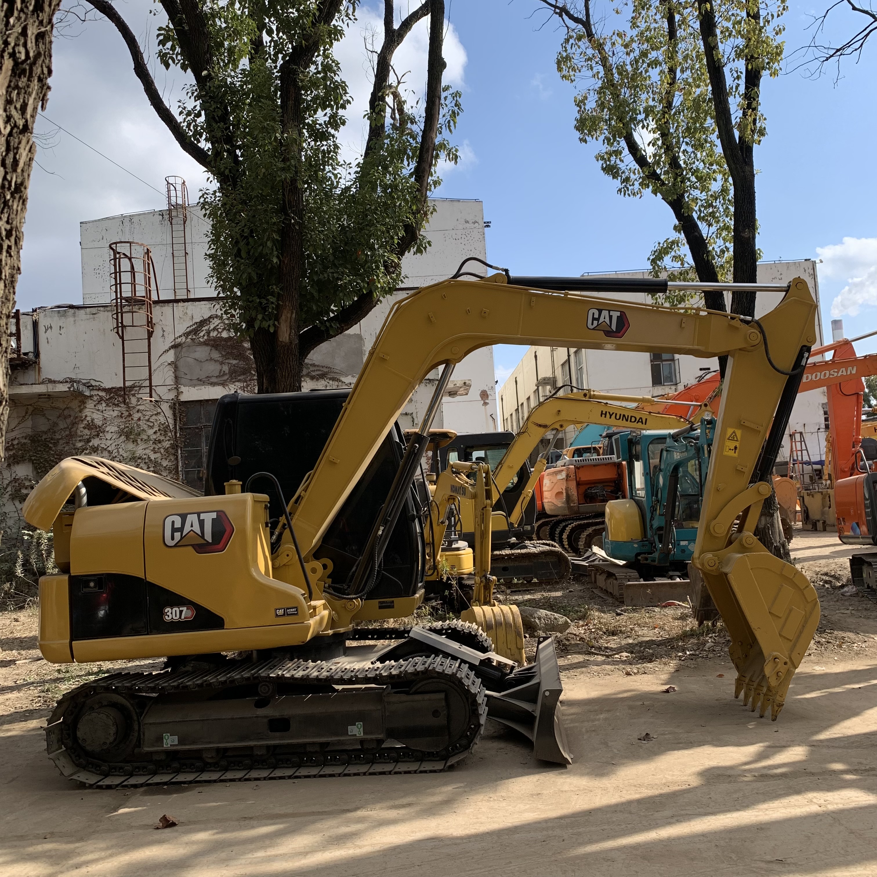 7 Ton Cat 307 Second Hand Cat 306 307 308 Used Excavator with Original Hydraulic Valve