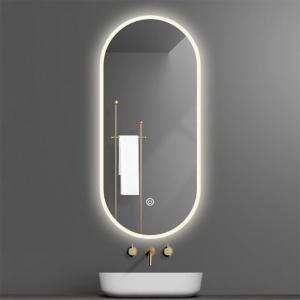 Quality Silver Lenses Material Touch Control Led Retail Beat-room Mirror for Home Bathroom wholesale