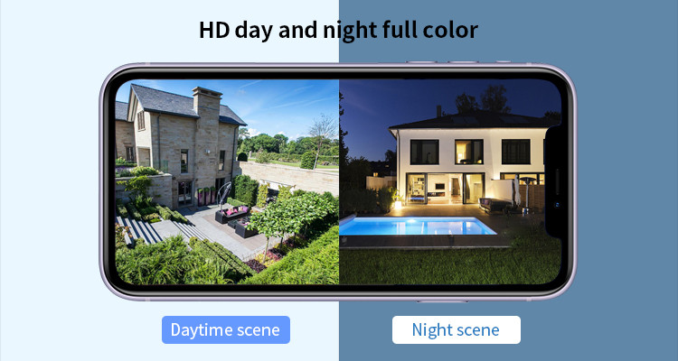 Outdoor Night Vision Wifi Solar Powered Camera Battery Powered Wireless Security Camera