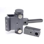 Micromachcining CNC Turning Parts Steel Tube Clamps Aluminum / Stainless Steel