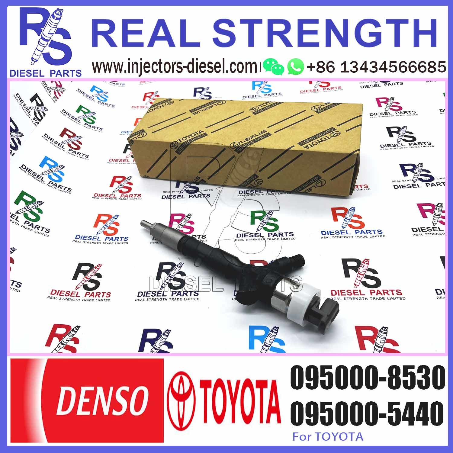 Diesel Injector 23670-09360 23670-0L070 Common Rail Injetor 095000-8740 095000-8530 for TOYOTA Hilux 2KD