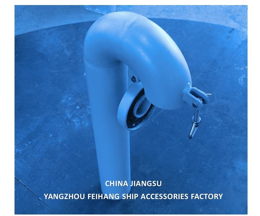 Mrine Deck Round Goose Neck Ventilation Diameter 100mm, AB Type, With Flap Valve (Goose Neck Shall Be Closable)