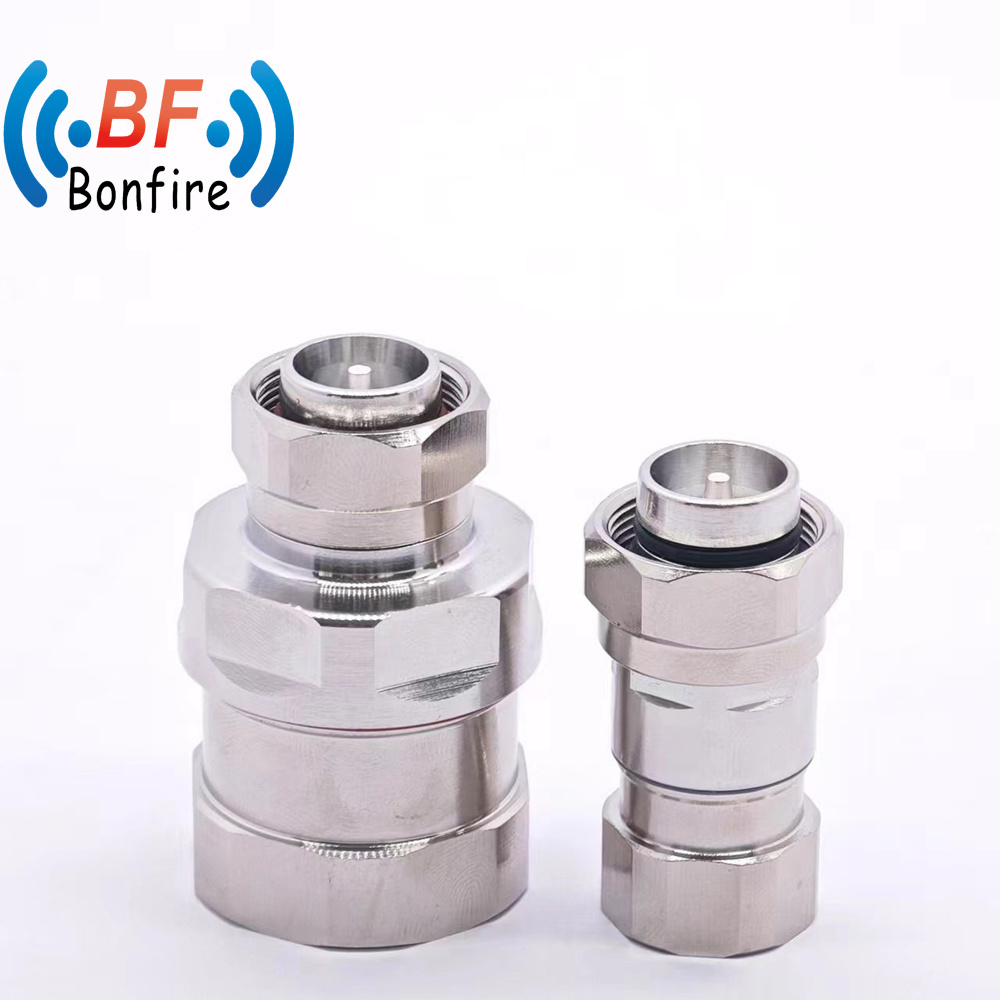 4.3-10 Male DC-4GHz Straight RF Adapter Connector for 1/2&quot; Feeder Cable Jumper