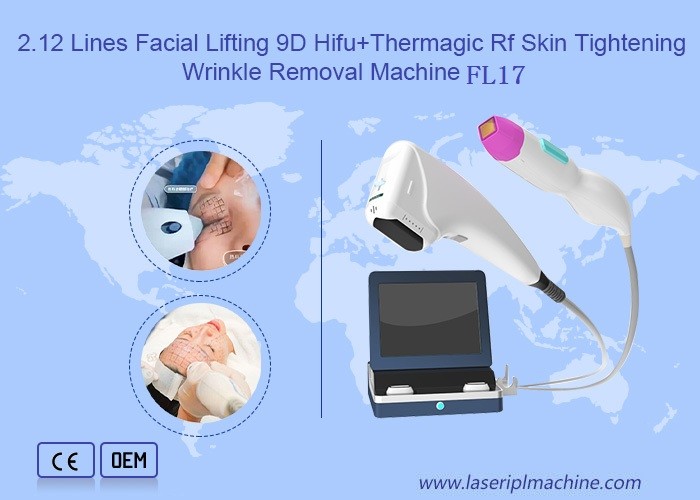 200w 4d Hifu Ultrasound Facelift Machine 2pcs Handles