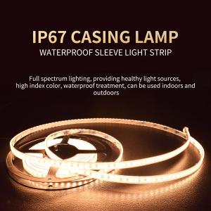 China Emergency High Voltage Led Strip Lights PVC Transparent Sleeve on sale