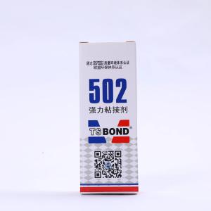 Quality Instant Adhesion Solutions Clear 502 Super Glue ISO SGS ROHS MSDS Certified Adhesive wholesale