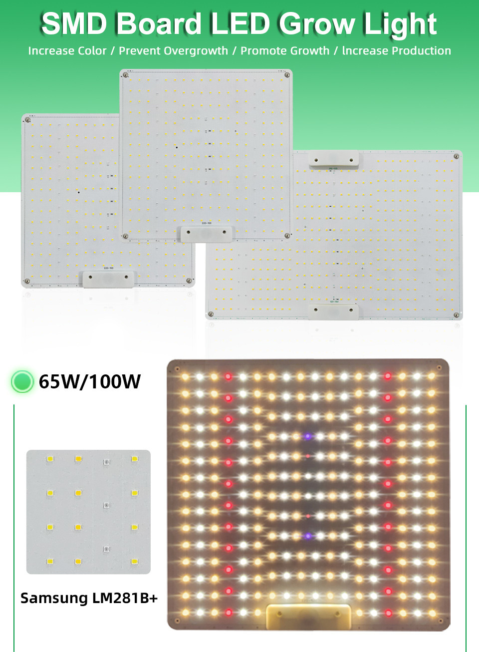 LED Hydroponic Plant Light Smd Board Full Spectrum Grow Light