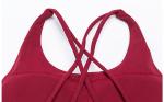 2021 popular Criss Cross Back Yoga top Women'S activewear Sports Fitness Bra