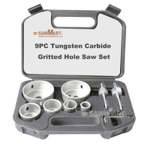 Quality 9PC Tungsten Carbide Gritted Hole Saw Set wholesale