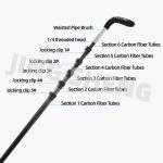 50ft Industrial Duster With Extension Pole for cleaning high ceilings, high