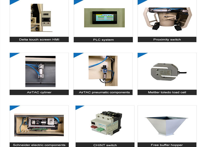 Open Mouth Bag 25 Kg Packing Machine For Food Products And Granule Filling