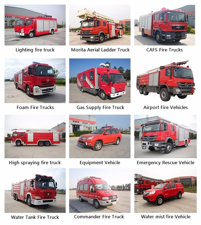 Isuzu Chassis Stainless Steel Aerial Ladder Platform Fire Truck 30m Height