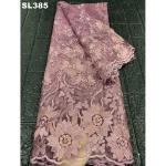New embroidery net lace africa nigeria lace fabric embroidery designs