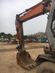 japan hitachi ex100wd-1 wheel excavator